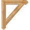 Ekena Millwork Traditional Arts & Crafts Rough Sawn Bracket, Western Red Cedar, 6"W x 38"D x 42"H BKT06X38X42TRA03RWR - alternate 3
